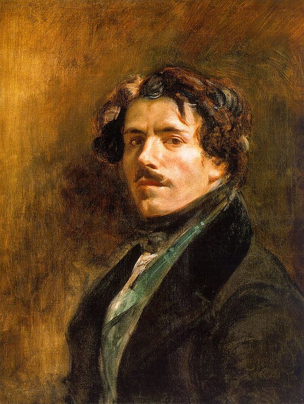 delacroix self-portrait, 1837